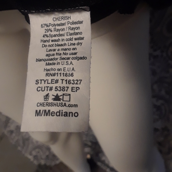 🎇 Black Lightweight Tunic - Picture 3 of 3